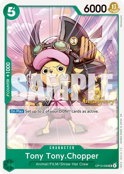 Tony Tony.Chopper (OP13-030) [Carrying On His Will: 3rd Anniversary Tournament Cards] | Jack's On Queen