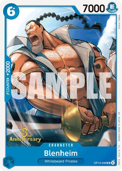 Blenheim (OP13-049) [Carrying On His Will: 3rd Anniversary Tournament Cards] | Jack's On Queen