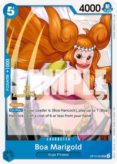 Boa Marigold (OP13-052) [Carrying On His Will: 3rd Anniversary Tournament Cards] | Jack's On Queen