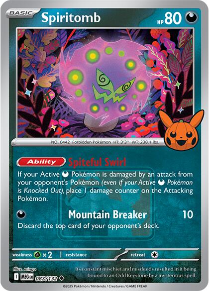 Spiritomb (087/132) (Pokeween 2025) [Miscellaneous Cards] | Jack's On Queen