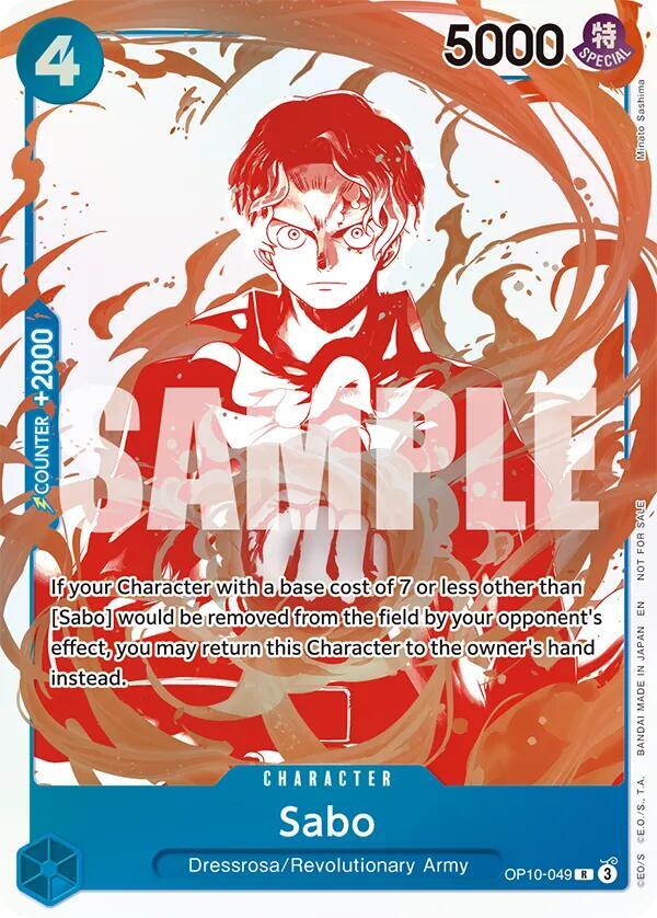 Sabo - OP10-049 (3rd Anniversary Treasure Campaign Pack) (OP10-049) [One Piece Promotion Cards] | Jack's On Queen