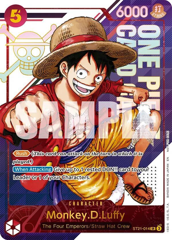 Monkey.D.Luffy - ST21-014 (3rd Anniversary Treasure Campaign Pack) (ST21-014) [One Piece Promotion Cards] | Jack's On Queen