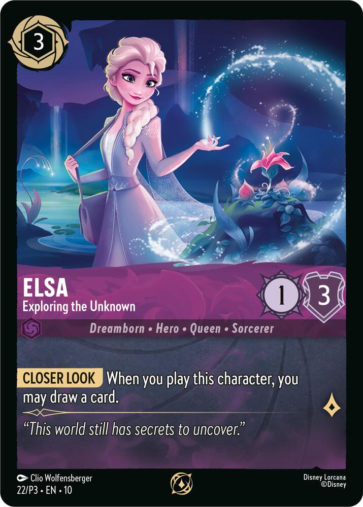Elsa - Exploring the Unknown (22) [Disney Lorcana Promo Cards] | Jack's On Queen