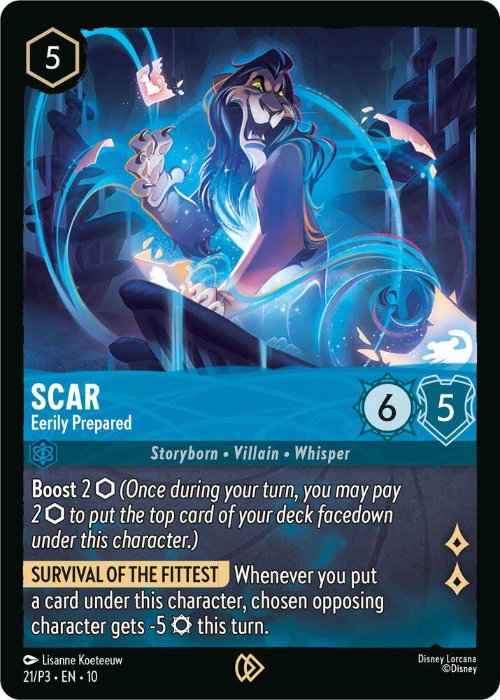 Scar - Eerily Prepared (21) [Disney Lorcana Promo Cards] | Jack's On Queen