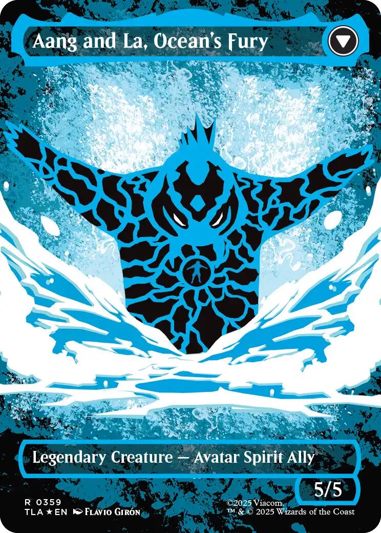 Aang, Swift Savior (Borderless) (Neon Ink Foil) [Avatar: The Last Airbender] | Jack's On Queen