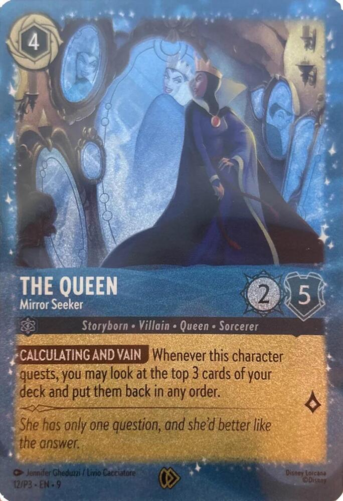 The Queen - Mirror Seeker (12) [Disney Lorcana Promo Cards] | Jack's On Queen
