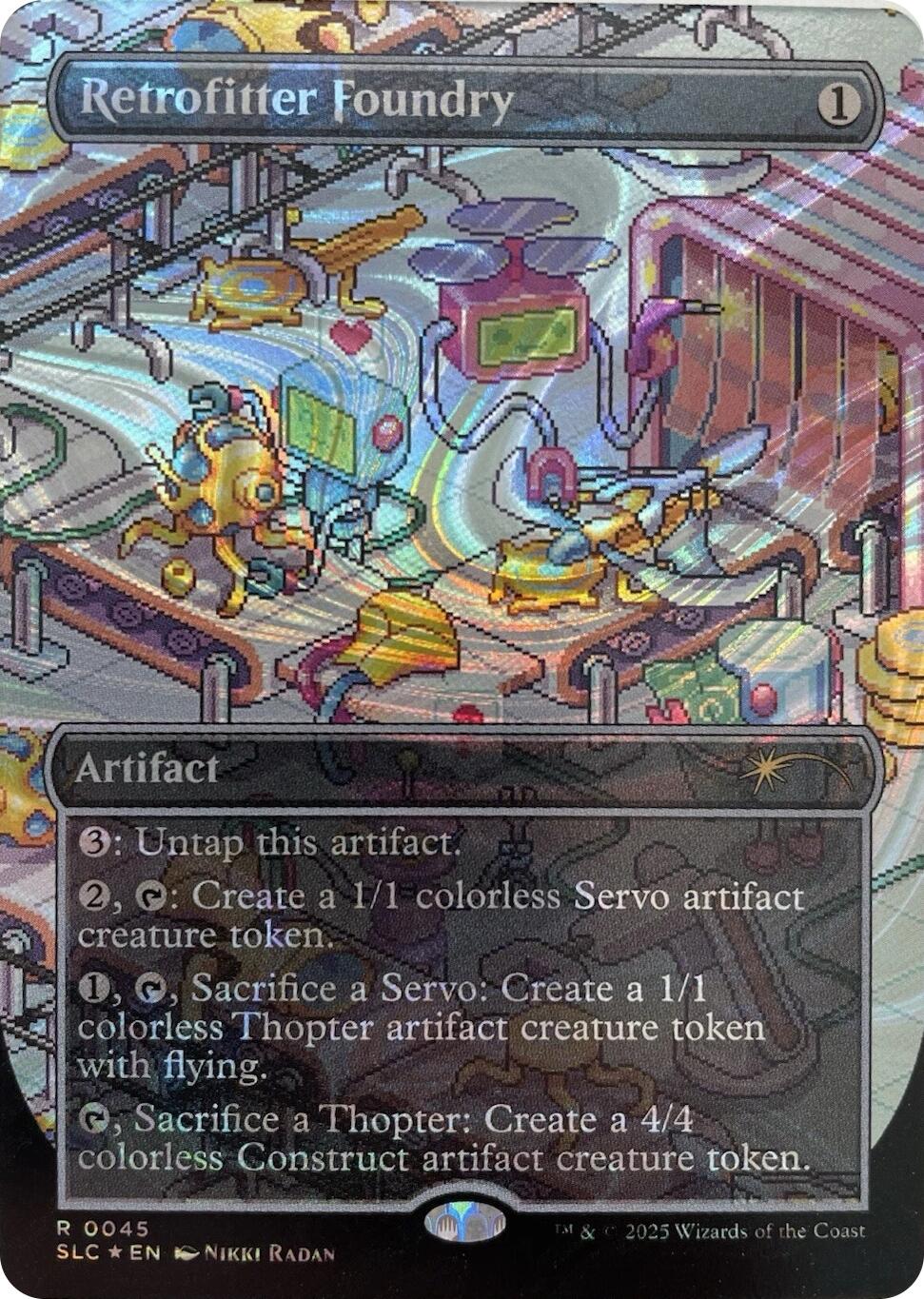 Retrofitter Foundry (Halo Foil) [Secret Lair Countdown Kit] | Jack's On Queen