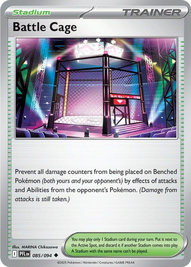Battle Cage (085/094) [Mega Evolution: Phantasmal Flames] | Jack's On Queen