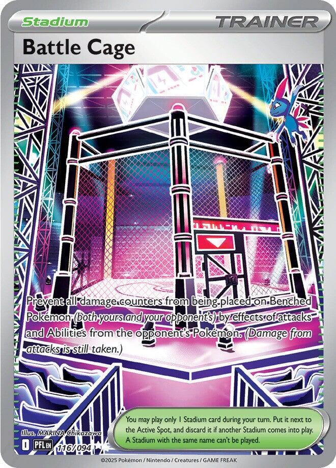 Battle Cage (116/094) [Mega Evolution: Phantasmal Flames] | Jack's On Queen