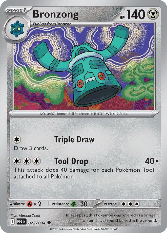 Bronzong (072/094) [Mega Evolution: Phantasmal Flames] | Jack's On Queen