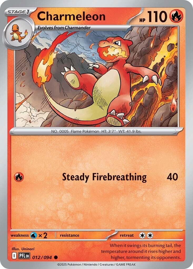 Charmeleon (012/094) [Mega Evolution: Phantasmal Flames] | Jack's On Queen
