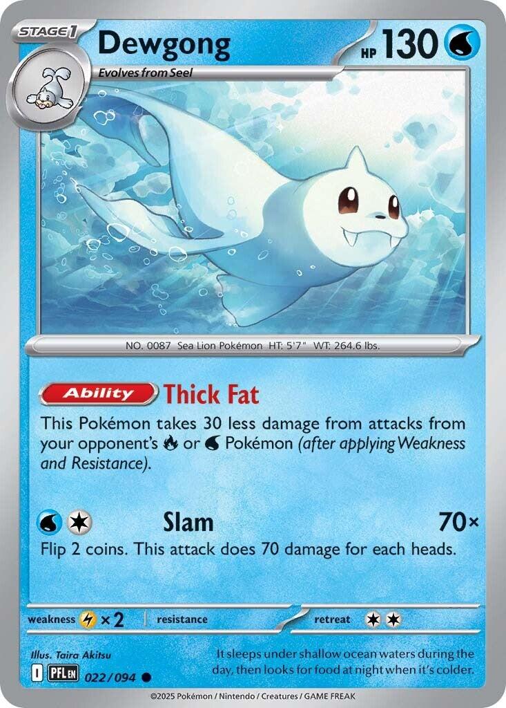 Dewgong (022/094) [Mega Evolution: Phantasmal Flames] | Jack's On Queen