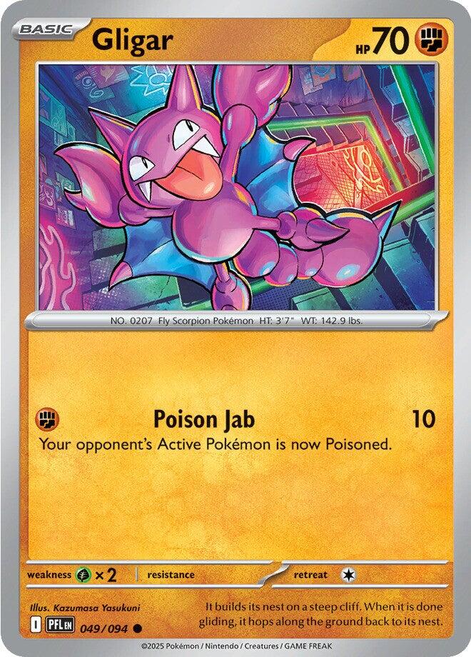 Gligar (049/094) [Mega Evolution: Phantasmal Flames] | Jack's On Queen