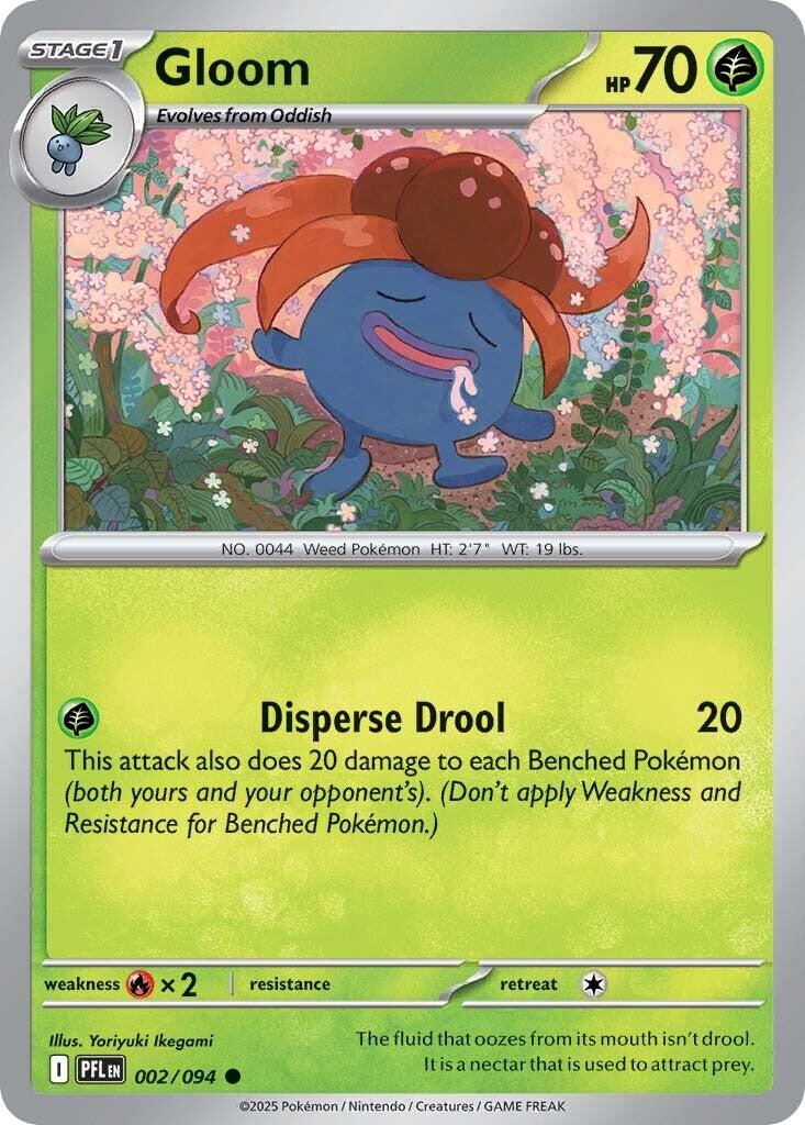 Gloom (002/094) [Mega Evolution: Phantasmal Flames] | Jack's On Queen