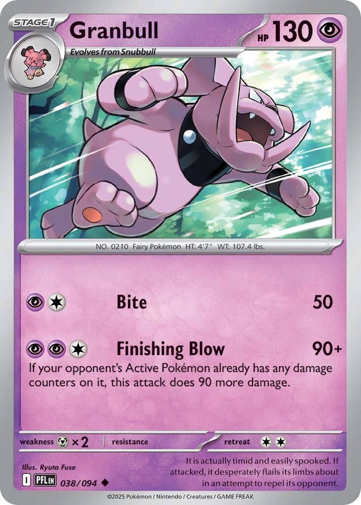 Granbull (038/094) [Mega Evolution: Phantasmal Flames] | Jack's On Queen