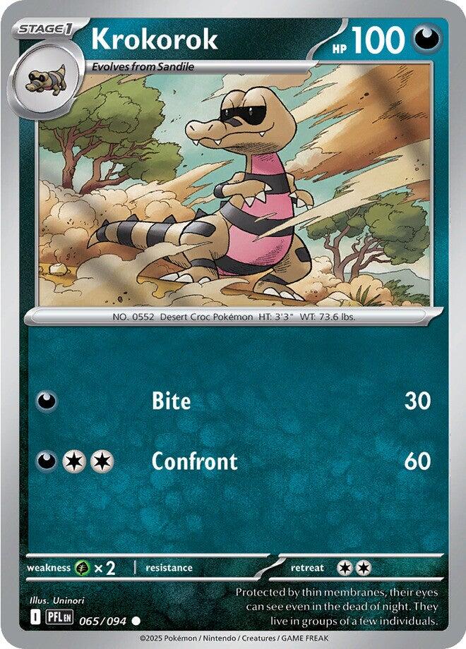 Krokorok (065/094) [Mega Evolution: Phantasmal Flames] | Jack's On Queen