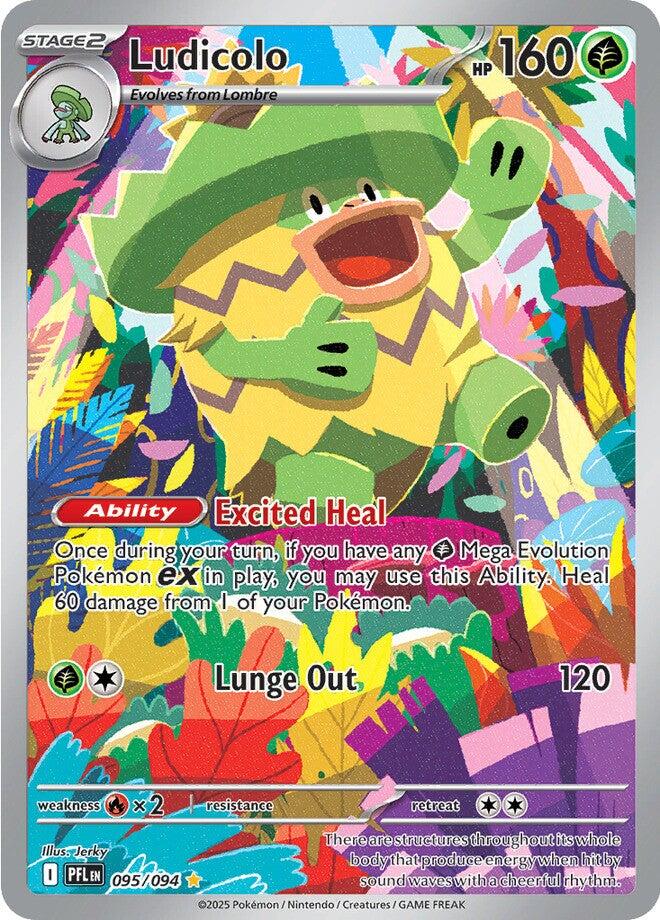 Ludicolo (095/094) [Mega Evolution: Phantasmal Flames] | Jack's On Queen