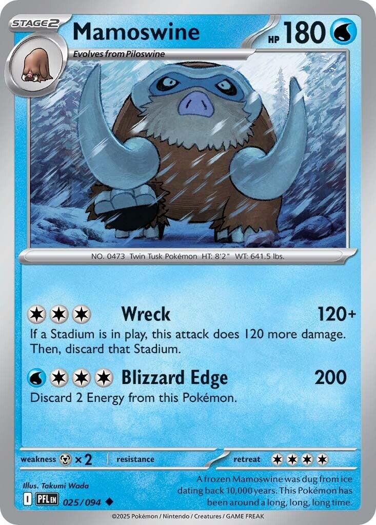 Mamoswine (025/094) [Mega Evolution: Phantasmal Flames] | Jack's On Queen