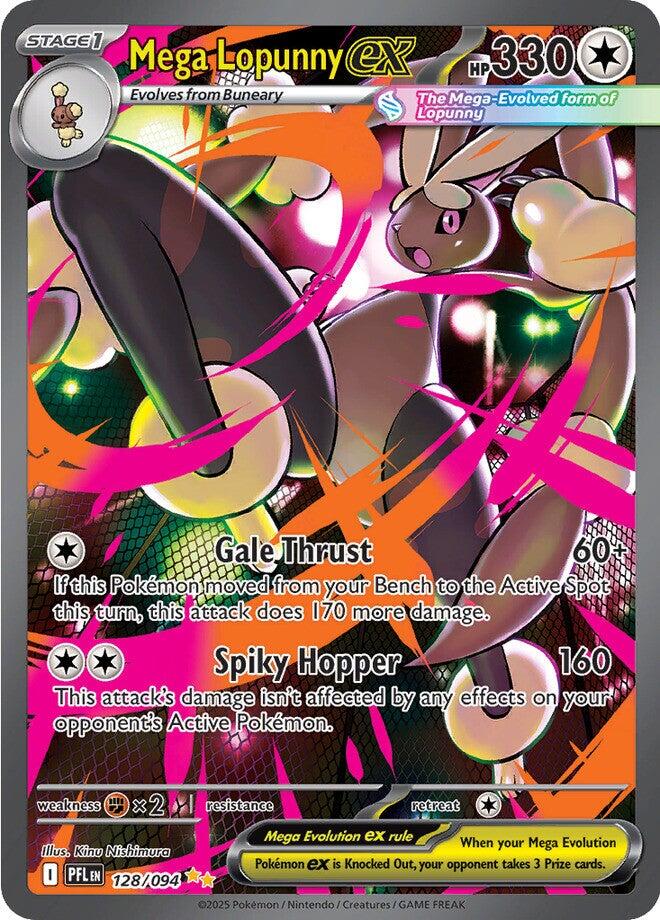 Mega Lopunny ex (128/094) [Mega Evolution: Phantasmal Flames] | Jack's On Queen