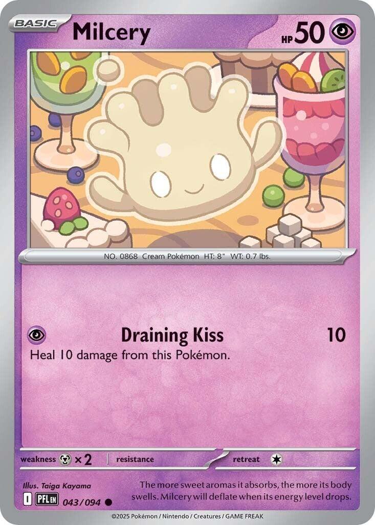 Milcery (043/094) [Mega Evolution: Phantasmal Flames] | Jack's On Queen