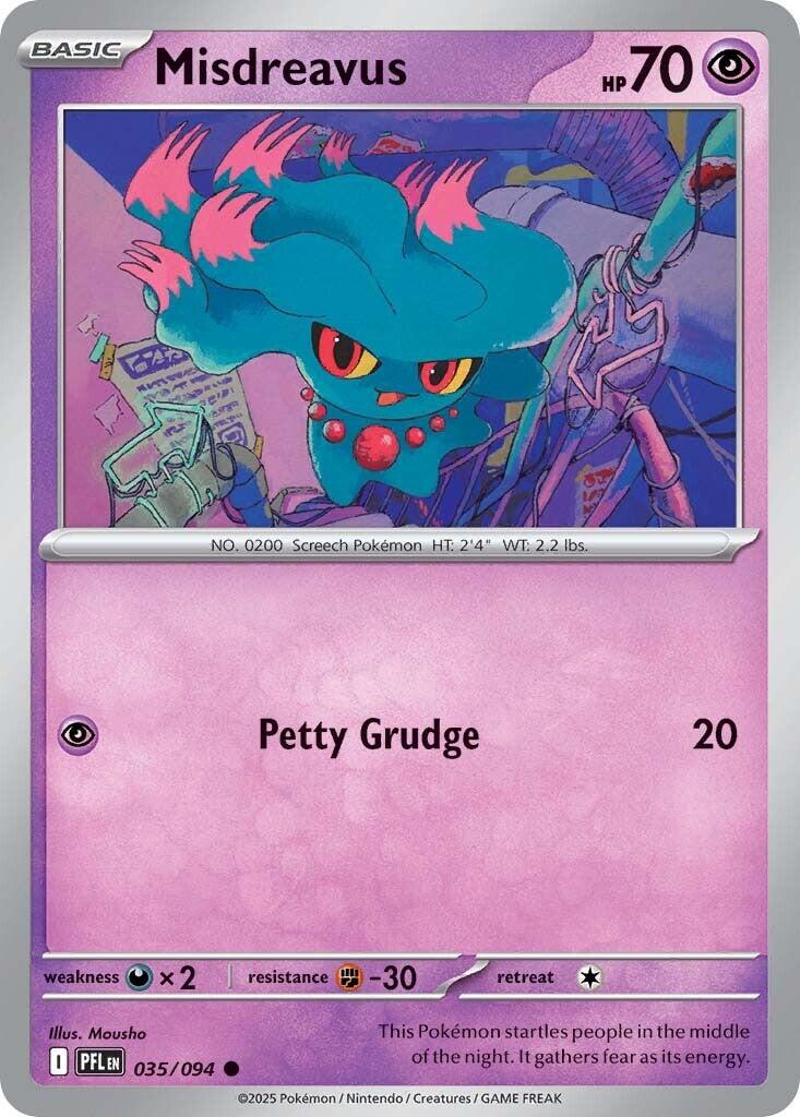Misdreavus (035/094) [Mega Evolution: Phantasmal Flames] | Jack's On Queen