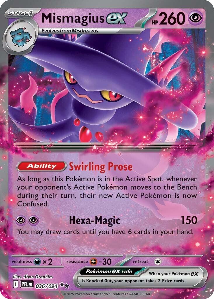 Mismagius ex (036/094) [Mega Evolution: Phantasmal Flames] | Jack's On Queen