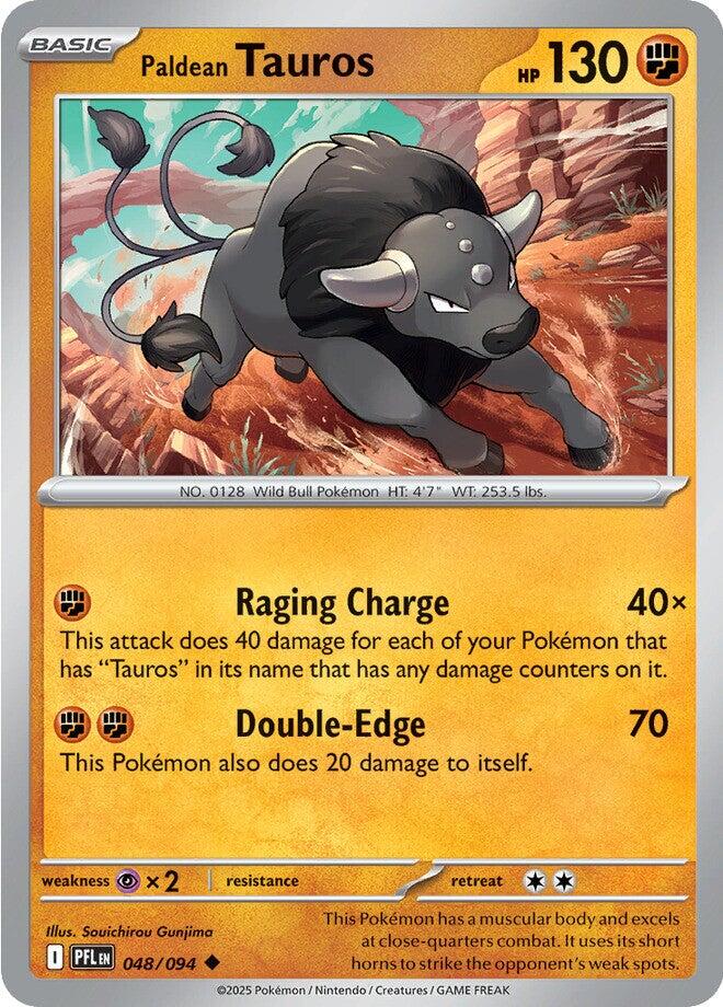 Paldean Tauros (048/094) [Mega Evolution: Phantasmal Flames] | Jack's On Queen