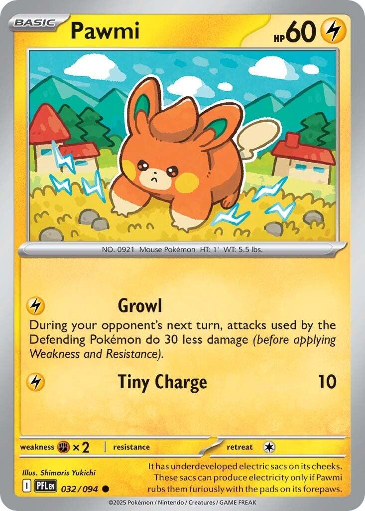 Pawmi (032/094) [Mega Evolution: Phantasmal Flames] | Jack's On Queen