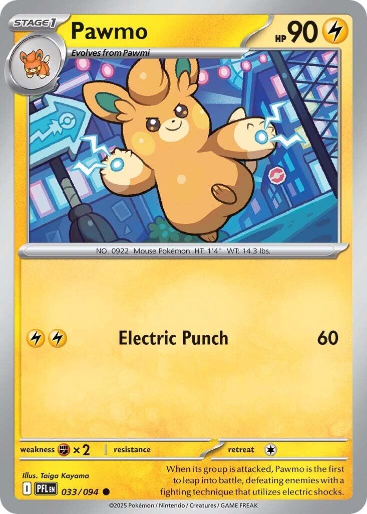 Pawmo (033/094) [Mega Evolution: Phantasmal Flames] | Jack's On Queen