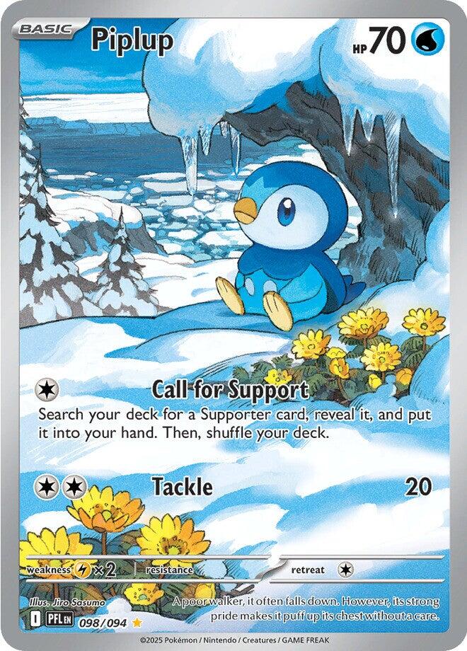 Piplup (098/094) [Mega Evolution: Phantasmal Flames] | Jack's On Queen