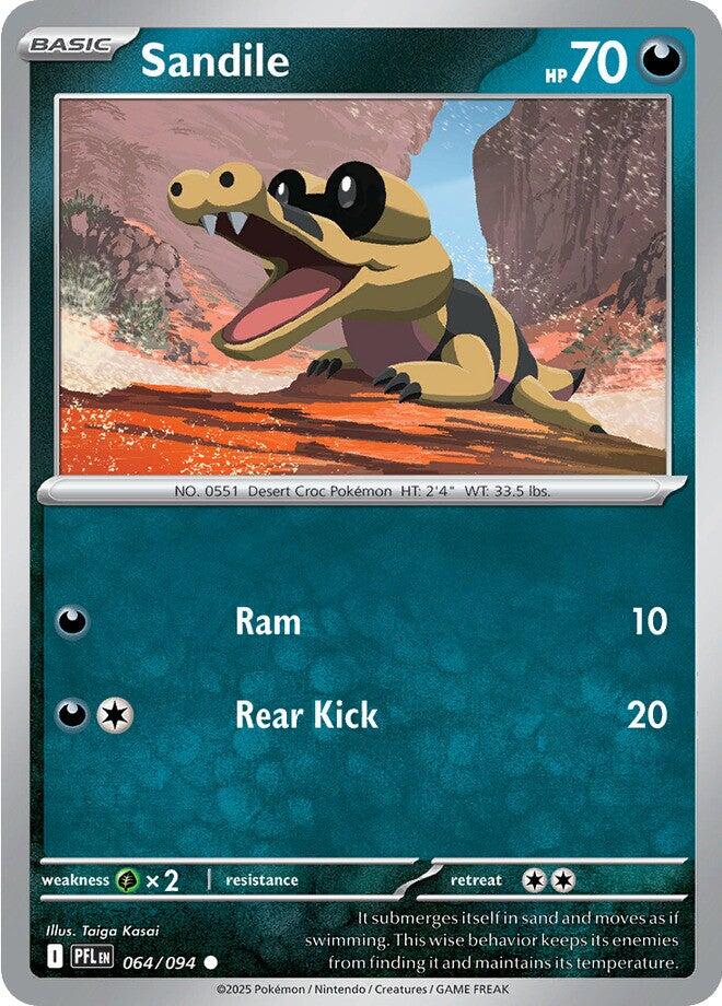 Sandile (064/094) [Mega Evolution: Phantasmal Flames] | Jack's On Queen