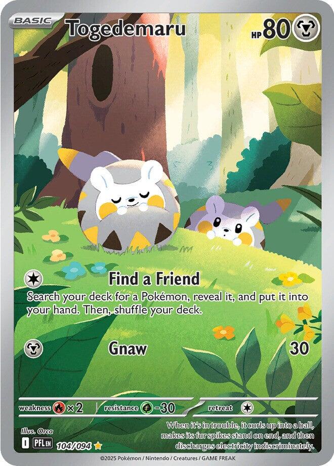 Togedemaru (104/094) [Mega Evolution: Phantasmal Flames] | Jack's On Queen