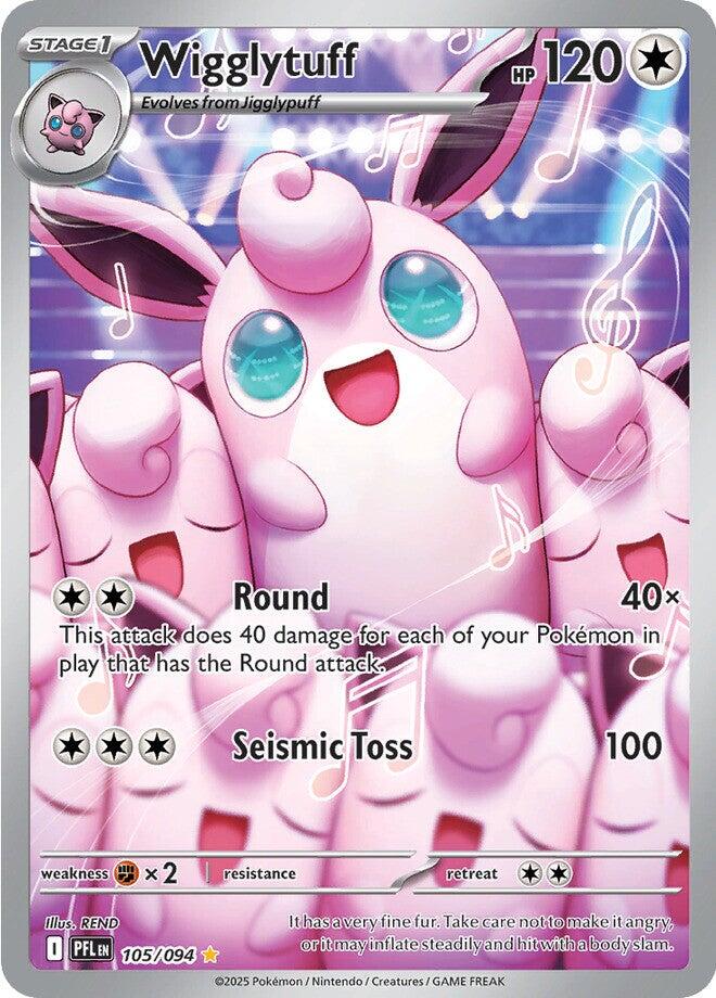 Wigglytuff (105/094) [Mega Evolution: Phantasmal Flames] | Jack's On Queen