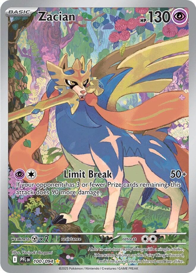 Zacian (100/094) [Mega Evolution: Phantasmal Flames] | Jack's On Queen