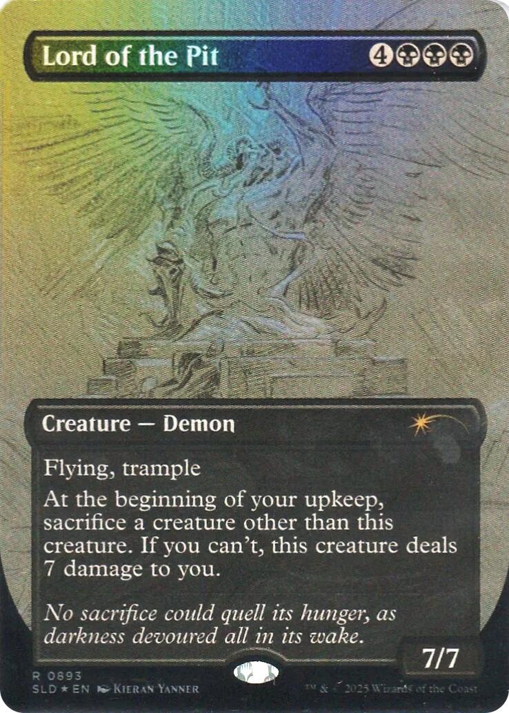 Lord of the Pit (Sketch Showcase) (Rainbow Foil) [Secret Lair Drop Series] | Jack's On Queen