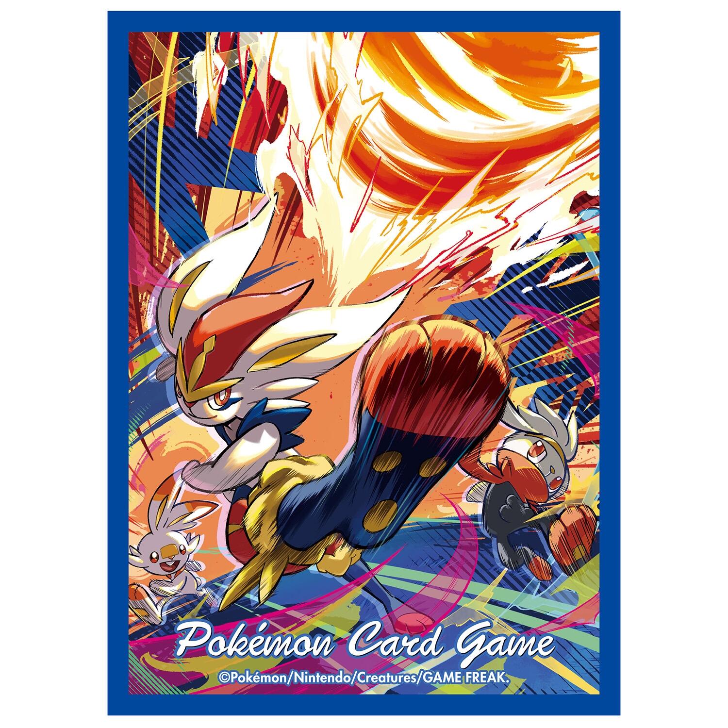 Card Sleeves - Evolution Trail Cinderace (64-Pack) (Pokemon Center Japan Exclusive) | Jack's On Queen