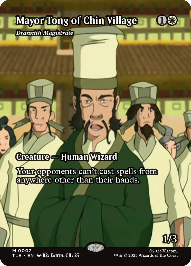 Mayor Tong of Chin Village - Drannith Magistrate (Borderless) [Avatar: The Last Airbender: Eternal-Legal] | Jack's On Queen