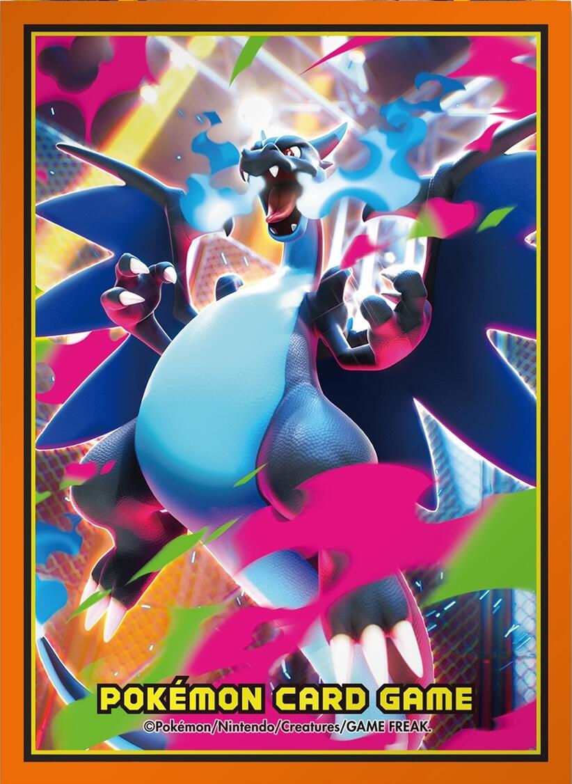Card Sleeves - Mega Charizard X (64-Pack) (Pokemon Center Japan Exclusive) | Jack's On Queen