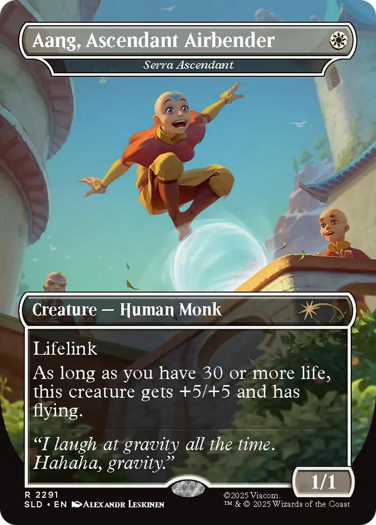 Aang, Ascendant Airbender - Serra Ascendant [Secret Lair Drop Series] | Jack's On Queen