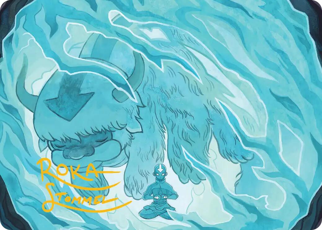 Aang's Iceberg 2 Art Card (Gold-Stamped Signature) [Avatar: The Last Airbender Art Series] | Jack's On Queen