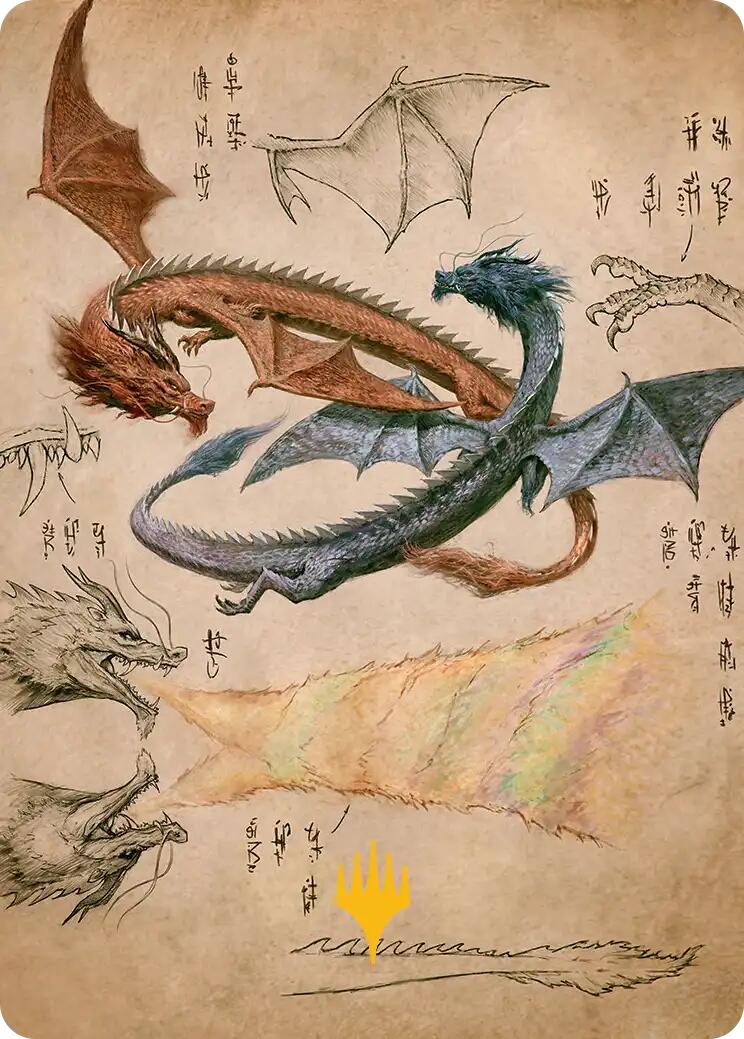 Ran and Shaw Art Card (Gold-Stamped Planeswalker Symbol) [Avatar: The Last Airbender Art Series] | Jack's On Queen