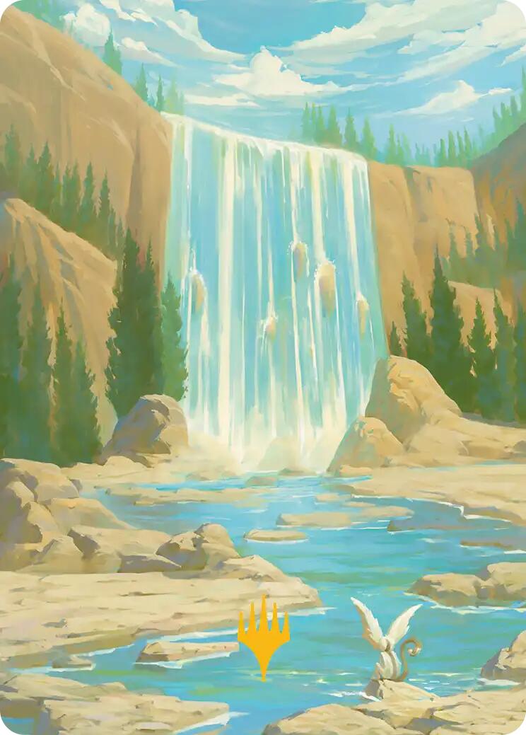 Island Art Card (Gold-Stamped Signature) [Avatar: The Last Airbender Art Series] | Jack's On Queen