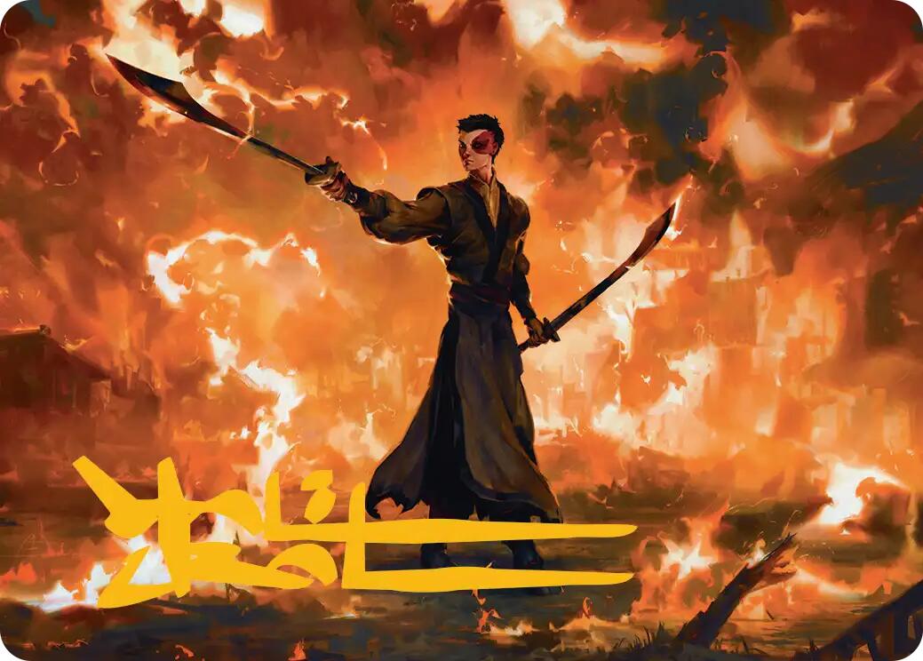 Zuko, Conflicted Art Card (Gold-Stamped Signature) [Avatar: The Last Airbender Art Series] | Jack's On Queen