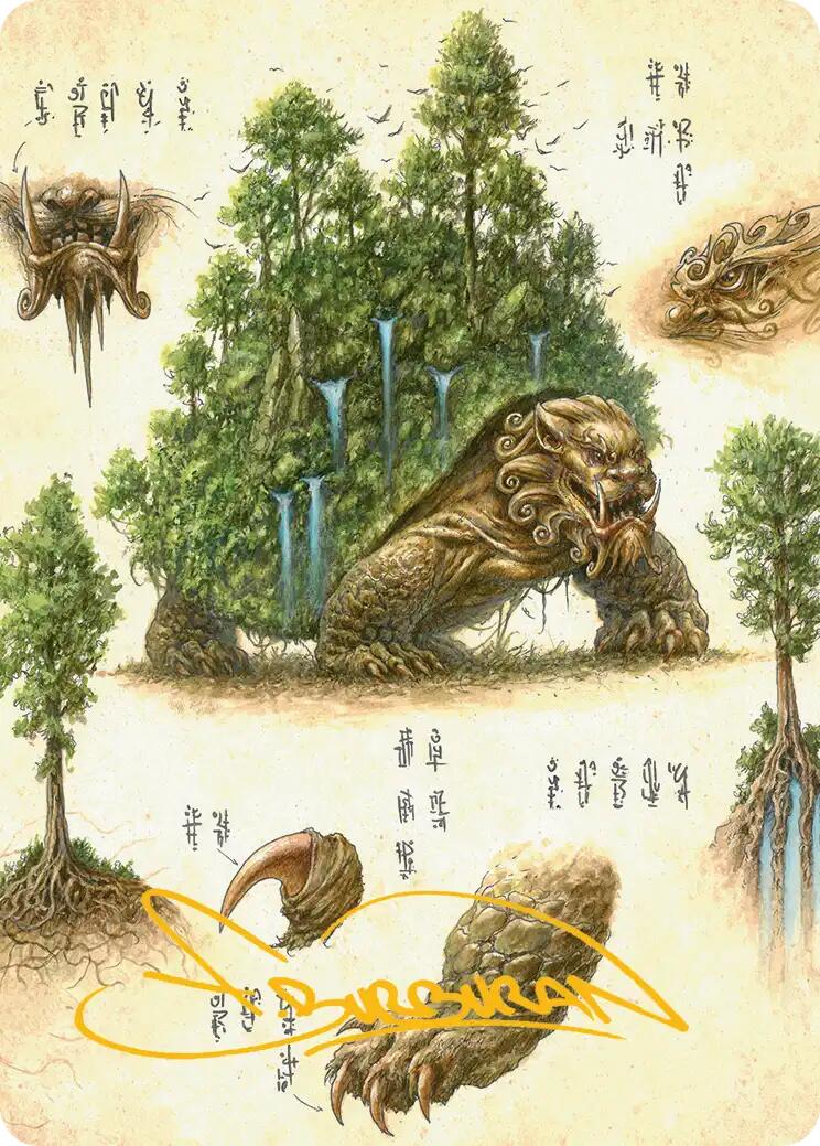 The Lion-Turtle Art Card (Gold-Stamped Signature) [Avatar: The Last Airbender Art Series] | Jack's On Queen