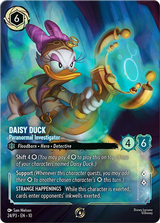 Daisy Duck - Paranormal Investigator (Store Championship) (24) [Disney Lorcana Promo Cards] | Jack's On Queen