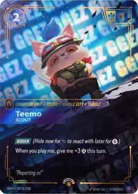 Teemo - Scout (GG EZ) (197b/298) [Riftbound Organized Play Promotional Cards] | Jack's On Queen