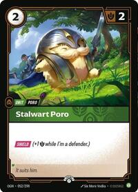 Stalwart Poro (052/298) [Riftbound Organized Play Promotional Cards] | Jack's On Queen