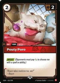 Pouty Poro (013/298) [Riftbound Organized Play Promotional Cards] | Jack's On Queen