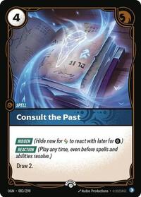 Consult the Past (083/298) [Riftbound Organized Play Promotional Cards] | Jack's On Queen