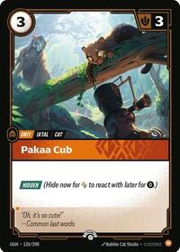 Pakaa Cub (135/298) [Riftbound Organized Play Promotional Cards] | Jack's On Queen